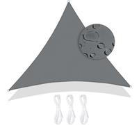 Sept-Voile D'ombrage Triangulaire 3x3x3m, Imperméable Toile Ombrage, Voile D'ombrage Jardin Pour En Plein Air Avec Corde, Auvent Imperméable Uv Protection Pour Jardin Terrasse Extérieur Patio Piscine