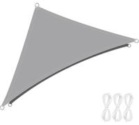 Sept-Voile D'ombrage Triangulaire, Protection Des Rayons Uv Imperméable Bache Ombrages, 1,9 * 1,9 * 2,7 M Toiles D'ombrages Avec Cordes Pour Patio Jardin, Terrasse, Extérieur, Balcon