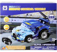 Sept-Wise Block W Jouets De Construction, Jouets Stem Pour Enfants De 8 Ans Et Plus, 370+ Pièces Kit Voiture Télécommandée, Rc Cars Cadeaux D'anniversaire Pour Enfants, Alpha I Speedster