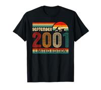 September 2001 Limited Edition Classic 2001 Vintage Birthday T-Shirt
