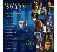 September Songs/The Music of Kurt Weill/Vinyle Bleu Audiophile 180gr/avec E Costello/N Cave/PJ Harvey/l Reed