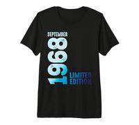 Septembre 1968 Année 1968 Rétro 1968 Vintage Édition Limitée T-Shirt Haut de Gamme