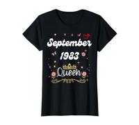 Septembre 1983 Queen Since September 1983 Birthday Girl T-Shirt