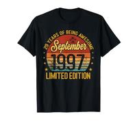Septembre 1997 Édition limitée 29 Ans 29e Anniversaire T-Shirt