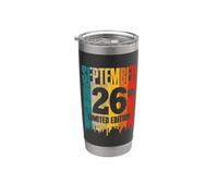Septembre 26 Édition Limitée Retro Vintage Anniversaire Gobelet isotherme en acier inoxydable double paroi