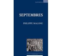 Septembre 2eme edition - Philippe Malone - Espaces 34 - broché - Théâtre