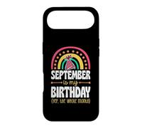 Septembre, C'est Mon Anniversaire, Oui, Tout Le Mois, Boho Rainbow Coque pour iPhone Air