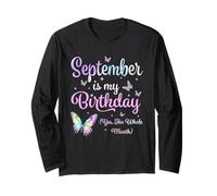 Septembre, C'est Mon Anniversaire, Oui, Tout Le Mois, l'anniversaire des Papillons Manche Longue