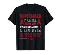 Septembre est Le Mois de Sensibilisation à la drépanocytose T-Shirt