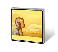 Septembre est le mois de sensibilisation au cancer infantile. Nous portons des épinglettes dorées, des badges carrés, des épinglettes émaillées et des décorations de fête.