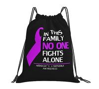 Septembre Est Le Mois De Sensibilisation Au Lymphome De Hodgkin. Nous Portons Du Violet. Unisexe Sacs De Sport Résistant Sacs De Gym Pliable Gym Sack Pour Voyage Plage Natation