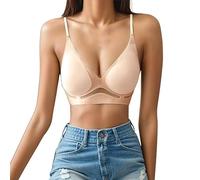 Septembre Offres Soutien-gorge Femme avec Boucle Latérale Avant Bord en Dentelle Sans Anneau en Acier Mouvement Fronçage Sans Couture Ajustement Yoga Sommeil Grand Soutien-gorge Enceinte Vêtements