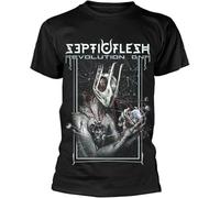 Septic Flesh Revolution DNA T-Shirt Black Tee Manches Courtes(X-Large)