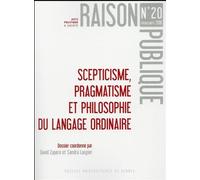 Septicisme pragmatisme et philosophie du langage ordinaire - Pur - Presses Universitaires Rennes - broché - Revue