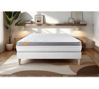 Matelas 140x190 Memo Zen Mousse à mémoire de forme 5 zones de confort MAXI épaisseur