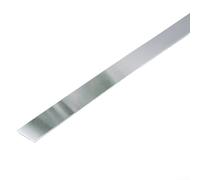 Septoolshop Bande de moulage en acier inoxydable avec finition brossée pour armoire, mur, carrelage, bord en métal, imperméable, résistant à la poussière, facile à installer, 50 mm x 5 m, noir, jaune