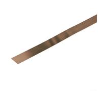 Septoolshop Bande de moulage en acier inoxydable avec finition brossée pour armoire, mur, carrelage, bord en métal, imperméable, résistant à la poussière, facile à installer, 50 mm x 5 m, noir, jaune