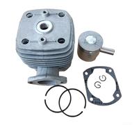 Septoolshop Cylindre de moteur avec kit PISTON 5801028000 compatible avec souffleur à feuilles 1E50FW EC08 Pièce de rechange 1 ensemble