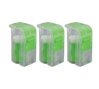 Septpenta 3 Pcs Queen Bee Catcher/Cage, One Handed Queen Bee Marking Bottle, Matière Plastique Sain Non Toxique, Exécution Exquise, Outils D'apiculture pour Les Apiculteurs(Vert)