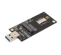 Septpenta Adaptateur NGFF vers USB 3.0, Matériau PCB avec Emplacement pour Carte Sim, Prend en Charge Les Cartes M.2 Interface USB 3.0, Prend en Charge Le Type NGFF 30X42 Adapté à Windows