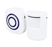 Septpenta Alarme À Détecteur de Mouvement, Alarme D'Allée Sans Fil, Capteur Très Sensible, Transmission de Signal Longue Distance, Système D'Alarme de Sécurité Domestique, Sonnette À Capteur