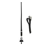 Septpenta Antenne de Voiture, Amplificateur Intégré en Caoutchouc Souple, Signal Stable Haute Performance et À Gain Élevé, Antenne FM de Voiture, Fréquence AM 525 1700 Khz, 87,5 108 MHz pour Voitures