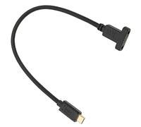 Septpenta Câble de Données USB 3.1 Type C Mâle vers Femelle, 16 Plus 1 Noyau en Cuivre, 3 Couches de Blindage, Transmission Stable du Signal de Données, Câble de Données Plaqué Or 10 Gbps