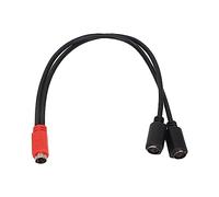 Septpenta Câble Répartiteur en y Mini Din 6 Broches, Longueur de 1, 0 Pied, Matériau PVC, Anti Rayures, Antidéflagrant, Flexible, Plug and Play, Le Remplacement des Anciens et Endommagés Fournit