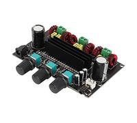 Septpenta Carte D'amplificateur Numérique, Puce Tpa3116d2, Carte D'amplificateur à Potentiomètre 2.1 Canaux Intégré, 80W Plus 80W Plus 100W DC 12 26V pour La Personnalisation du Son