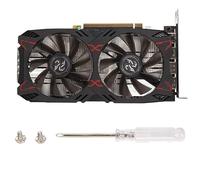Septpenta Carte Graphique de Bureau GDDR6 8 Go 128 Bits, PCI Express 4.0, Double Ventilateur de Refroidissement, GPU 1717 MHz, Fréquence de Mémoire 1750 MHz, Alimentation 8 Broches