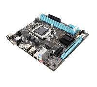 Septpenta Carte Mère de Bureau, Carte Mère H61 6 Double Canal DDR3, Emplacement CPU Lga 1155, USB2.0 M.2 Nvme NGFF 100 Mbps LAN Micro ATX Carte Mère pour I3 I5 I7