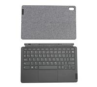 Septpenta Clavier Bluetooth, 75 Touches QWERTY Layout Multi View Angle Adjustment Tablet Keyboard with Sensitive Touchpad and Holder, Wireless Keyboard for Pad Plus P11 P11 Plus