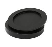 Septpenta Compatibilité du Support de Bureau pour Haut Parleur pour Home Pod 2, Rotation Horizontale À 360 Degrés, Réglage Haut/Bas de 10 Degrés, Fond en Silicone Antidérapant(Noir)