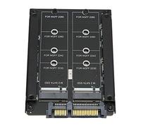 Septpenta Convertisseur Adaptateur NGFF vers SATa 3.0, Convient Aux Longueurs SSD 3/4.2/6/8C et Adaptateur de Carte Convertisseur D'Interface M2 M2 Key B M SSD vers 6G