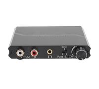 Septpenta Extracteur D'interface Multimédia HD, Séparant Un Signal Optique et Un Signal R L avec Sélection de Trois Modes de Bouton de Volume, 4K 60Hz Adapté AUX Lecteurs DVD