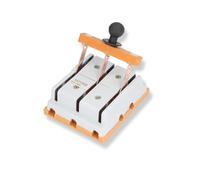 Septpenta Interrupteur à Couteau 100A, Interrupteur de Déconnexion Électrique, Coque PA Ignifugée, Alimentation ISOlée, Interrupteur à Couteau 3 Pôles à Double Action pour La Décoration Intérieure