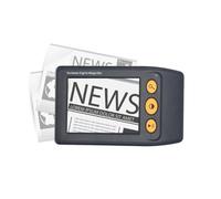 Septpenta Loupe Numérique Portable, 8 Modes de Couleur 2X-25X Zoom Lecteur Électronique, Sortie AV Loupe Numérique Vidéo avec Prise en Charge du Gel d'image, pour Basse Vision(Le Noir)