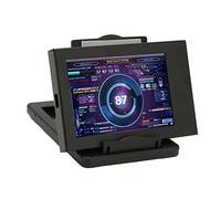 Septpenta Mini Écran IPS USB de 3,5 Pouces, Rotation à 360 ° de L'écran Horizontal et Vertical, Moniteur de Données CPU RAM PC, Disposition D'écran Personnalisable pour RPi pour Windows pour Linux