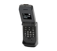Septpenta Mini Téléphone À Rabat, Petit Écran OLED de 0, 66 Po, Téléphone À Rabat 64X48 32 Mo 64 Mo pour Personnes Âgées, Fréquence GSM, Prise en Charge Bluetooth, Son HiFi, Multifonction(Noir)