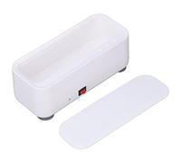 Septpenta Nettoyeur à Ultrasons, Vibration 45000Hz, Décontamination Rapide à 360°, Réduction des Chocs et du Bruit, avec Ventouses Puissantes, Nettoyeur de Bijoux à Ultrasons pour Lunettes, Bague