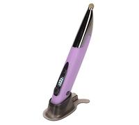 Septpenta Souris Stylo sans Fil Rechargeable Glow in The Dark, Stylo Souris Portable Silencieux Bluetooth 2.4G Double Mode pour Windows, OS, Android(Violet)