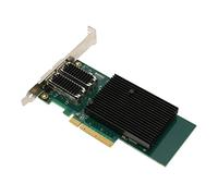 Septpenta X710Carte Réseau Serveur SFP à Double Port, Conception à Économie D'énergie, Matériau PCB Port Fibre SFP LC, PCI Express X8 10 Gigabit 10000 MBps Adapté AUX Processeurs Multicœurs 10,40 Gbe