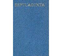 Septuaginta. Das Alte Testament griechisch by Alfred Rahlfs [Hardback] NEUF