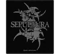 Sepultura Logo Unisexe Patch standard, 100% Polyester,