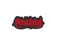 Sepultura Red Metal Band Écusson Patch en fer brodé sur accessoire