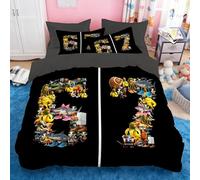 Sepustas Kids Meme 67 Enfants Parure De Lit Italian Brainrot Six Seven 6 7 Housse de Couette en Microfibre pour Enfants, Ultra Douce 140 x 200 cm 2 Kissenbezüge (80 x 80 cm) mit Reißverschluss 132