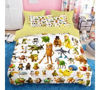 Sepustas Kids Meme 67 Ensemble de literie Italian Brainrot Six Seven 6 7 Housse de Couette en Microfibre pour Enfants, Ultra Douce 140 x 200 cm 2 Kissenbezüge (80 x 80 cm) mit Reißverschluss 140