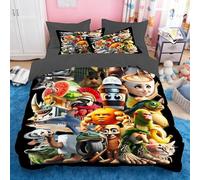 Sepustas Kids Meme 67 Parure de lit Italian Brainrot Six Seven 6 7 Housse de Couette en Microfibre pour Enfants, Ultra Douce 220 x 240 cm 2 Kissenbezüge (80 x 80 cm) mit Reißverschluss 131