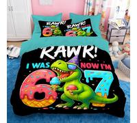 Sepustas Kids Meme 67 Parure de lit Italian Brainrot Six Seven 6 7 Housse de Couette en Microfibre pour Enfants, Ultra Douce 220 x 240 cm 2 Kissenbezüge (80 x 80 cm) mit Reißverschluss 81
