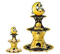 SEPWGUMD Autocollants Antidérapants de Qualité Supérieure - Présentoir de Gâteau et Soupière pour le Ramadan - Un Must pour la Sécurité à la Maison